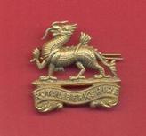 ROYAL BERKSHIRE REGIMENT.BRASS ARMY CAP BADGE